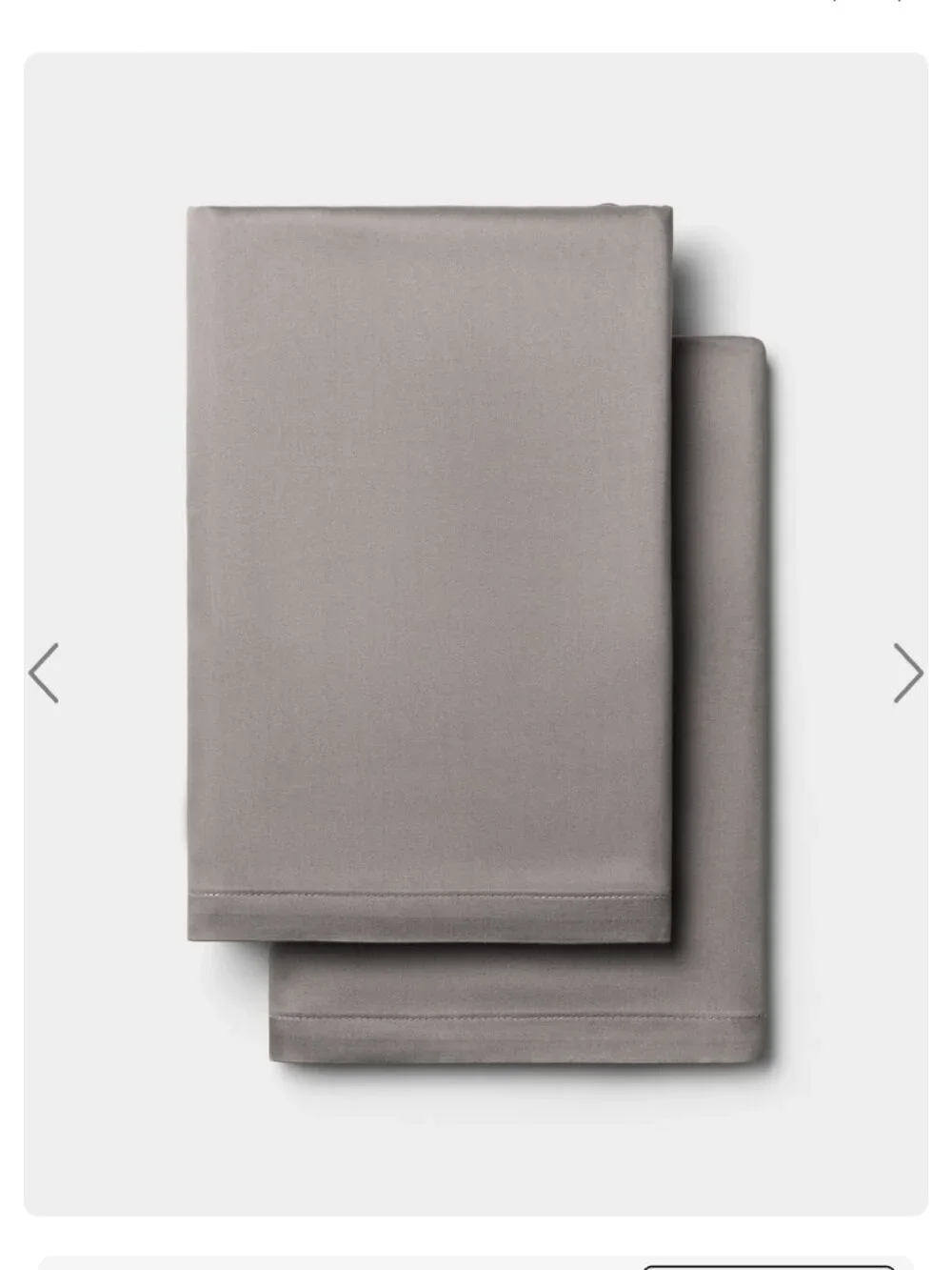 NWT Cozy Earth King Bamboo Pillowcases Set of 2 Charcoal